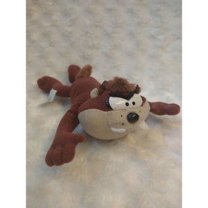 Vintage Looney Tunes Tasmanian Devil Taz Laying Down Plush